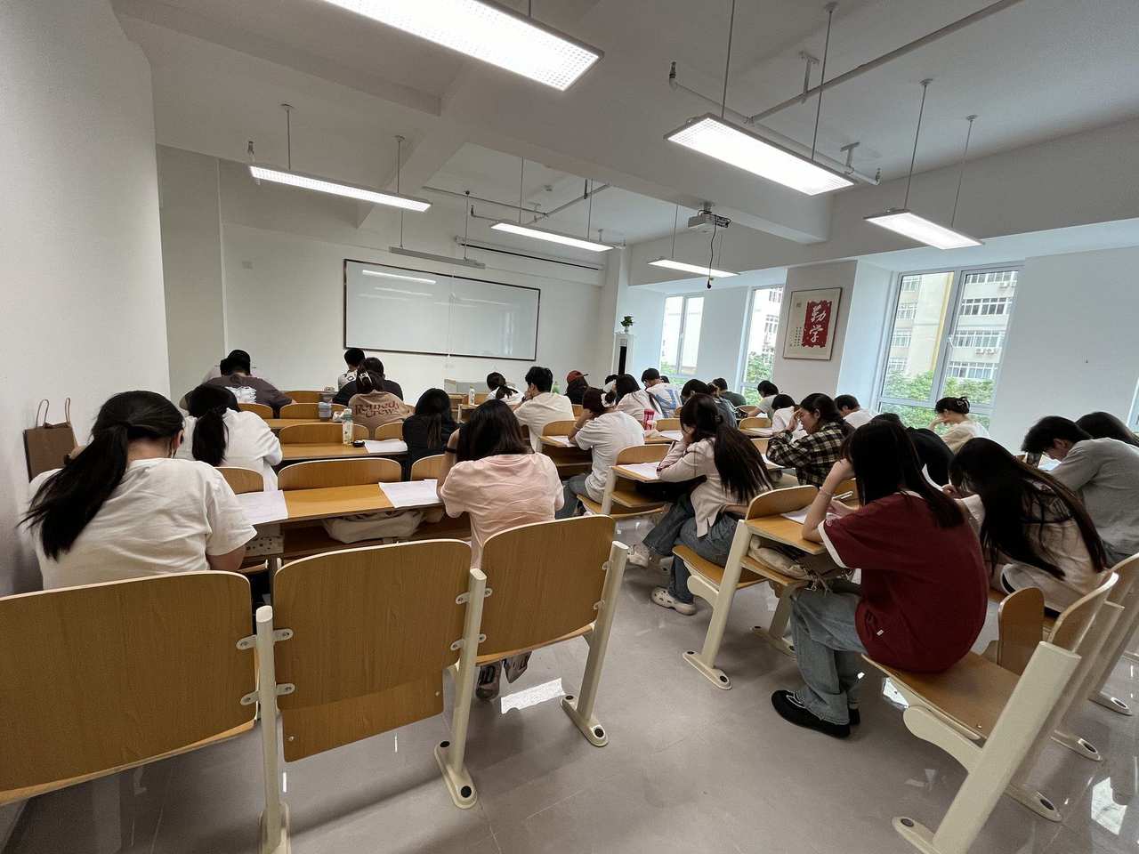 理工第一教学区上课纪实